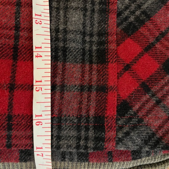 Vintage Eddie Bauer Plaid Tartan Wool Academia Mini Skirt Fall Winter Size 10 - Picture 10 of 10
